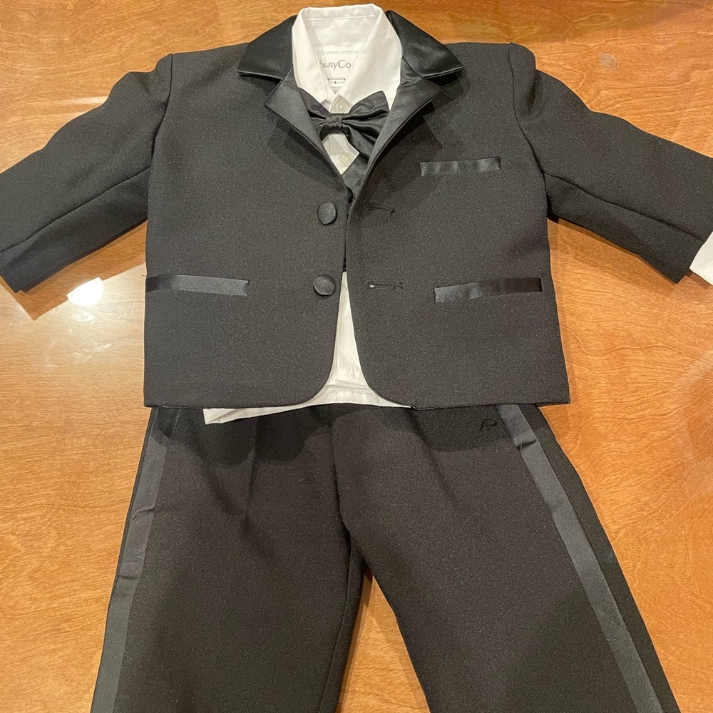 Toddler Black Suit